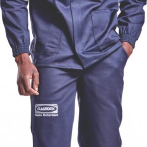 Conti Suit Guardex Flame Resistant. SABS. Navy. Sizes 34 – 60
