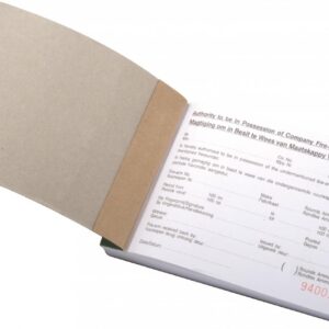 Security Book Firearm Permit