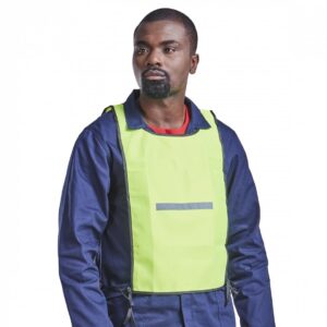 Reflective Solid Bib Lime
