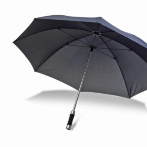 Umbrella with eight 190t polyester fabric panels, aluminium shaf