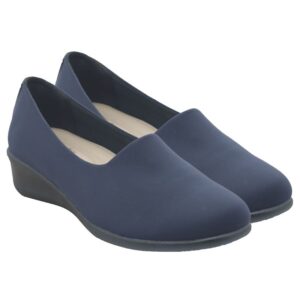 Bata Ladies Closed Slip On Shoe – Avail in: Black, Navy