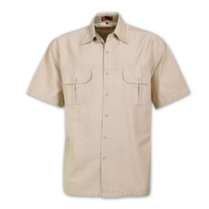 Mens Heavy Duty Bush Shirt – Avail in: Khaki, Stone, Dark Olive