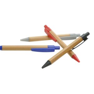Coloured Bamboo Ball Pen