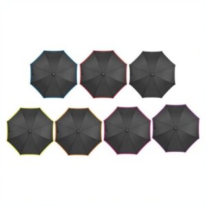 Umbrella with eight 170t polyester fabric panels, automatic open