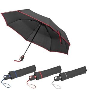 Cellini Umbrella 21? Automatic Mini Umbrella black Silver Red