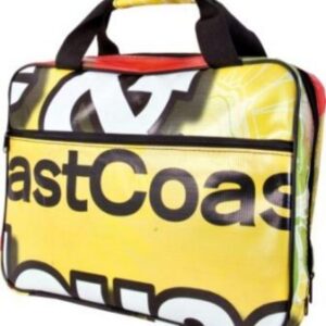 Eco Friendly PVC laptop bag with padding. Also fits 17 inch lapt