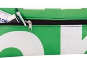 Eco Friendly PVC large pencil case with zip.Fits a 30cm ruler!
