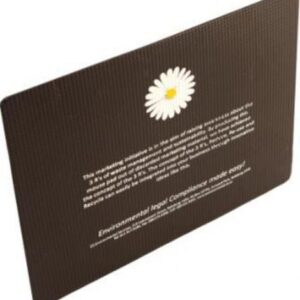 Eco Friendly PVC mouse pad with foam/rubber backing.