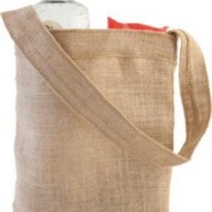Eco friendly hessian shoulder bag