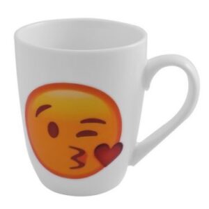 Emoji Oval Cone Mug – Kiss