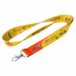 Covid-19 Branded Lanyard with snap hook – Min 100 units