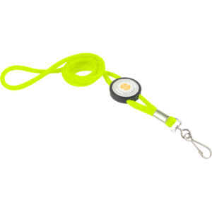Hi-vis Cord Lanyard Dome + Swivel