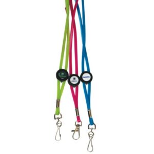 Jellybean domed lanyard – Available in many colors
