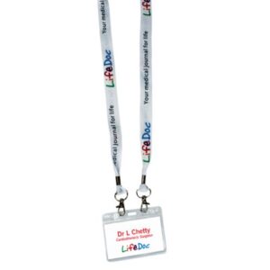 20mm Dye sublimation open lanyard with pouch (20mm polyester) –