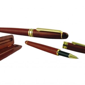 Solara Wooden ball pen with wooden box