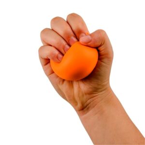 Memory Foam Stress Ball – Avail in: Orange, Red, Black or Blue