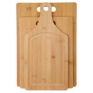3pc Bamboo Cutting Board Set – Available in: Bamboo