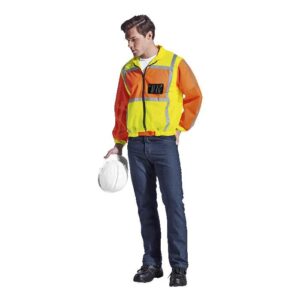 Contract Long Sleeve Reflective Vest – Available in: Safety Yellow/Orange