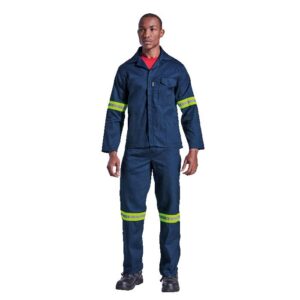 Barron Supreme Poly Cotton Conti Suit with Reflective – Available in: Navy or Royal Blue