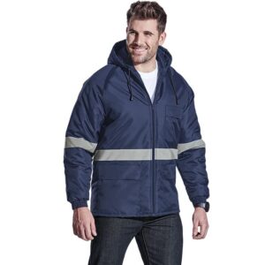 Ground Zero Jacket with Reflective Tape – Available in: Navy