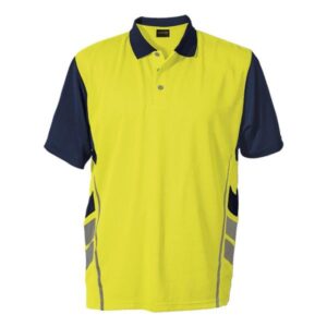 Hi Vis Surge Golfer – Available in: Safety Orange/Navy or Safety Yellow/Navy
