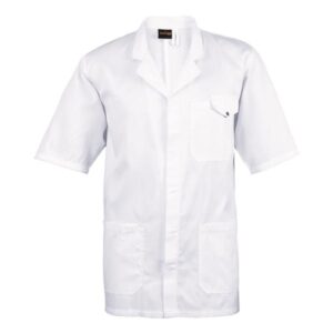 All-Purpose Short Sleeve Lab Coat – Available in: White