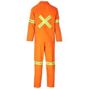 Trade Polycotton Conti Suit – Reflective Arms, Legs & Back – Yellow Tape