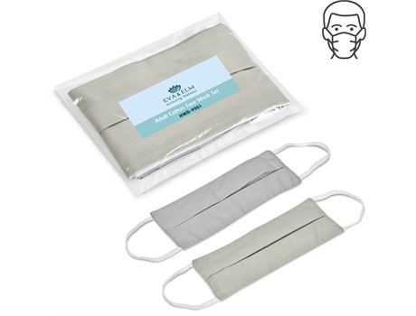 Adult Cotton Face Mask Set – Pair