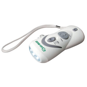 Dynamo emergency torch with radio and mobile charger