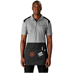 Promo Waiters Apron Half Apron With Two Front Patch pockets – Avail Black or White