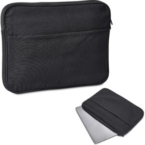 Recycled Cotton Padded Laptop Sleeve with Front Pocket