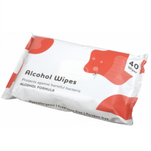 Sanitizing 70% Alcohol Wipes Sachet 40Pk. Min 100 units