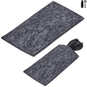 Shedo Eco Friendly Felt Glasses Pouch – Grey Recycled PET