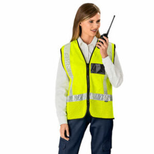 Unisex Reflective – High Visibility Zip Up Vest