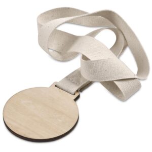 Wood Medal With Cotton Lanyard – Eco Friendly Medal
