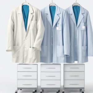 off white Lab coat