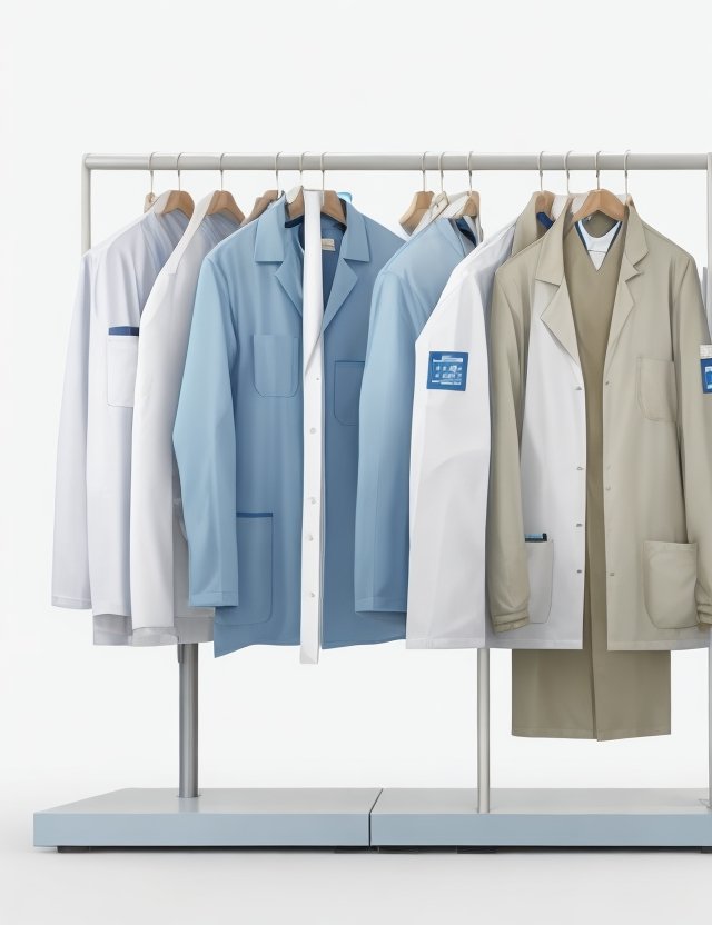 lime green Lab coat - Image 10