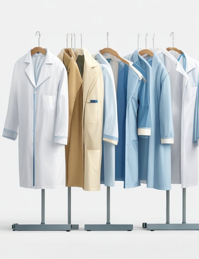 lime green Lab coat - Image 11