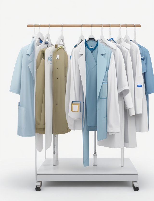 lime green Lab coat - Image 12
