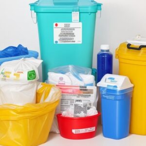 as one 8-7221-41 disposable needle box red color (1l, pp (polypropylene))
