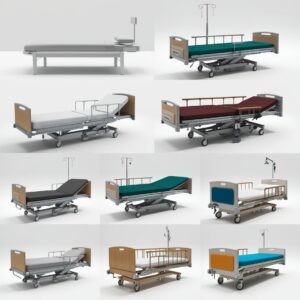 Patient checkup bed