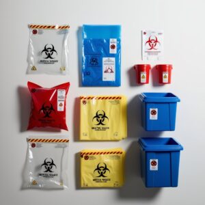 needle box 65 x 15 mm complete with perforated interior box