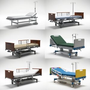 Patient checkup bed