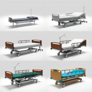patient check up bed