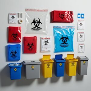 portable 1pc yellow tattoo medical plastic sharps container needle disposable ..