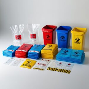 medical bins with lids