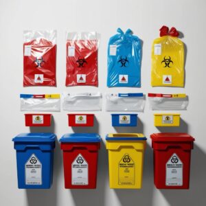 tamper-evident medical waste bags