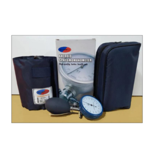 Aneroid Palm Blood Pressure Monitor with ABS Gauge – Blue