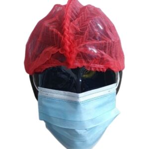Mop Caps 21″ Double Stitch Red