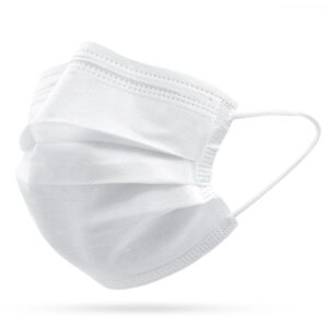 White Face Masks 2 Ply